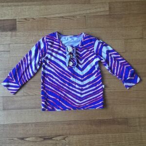 Buffalo Baby Bills Mafia Zubaz 95% Viscose From Bamboo Toddler Girl 2T Shirt